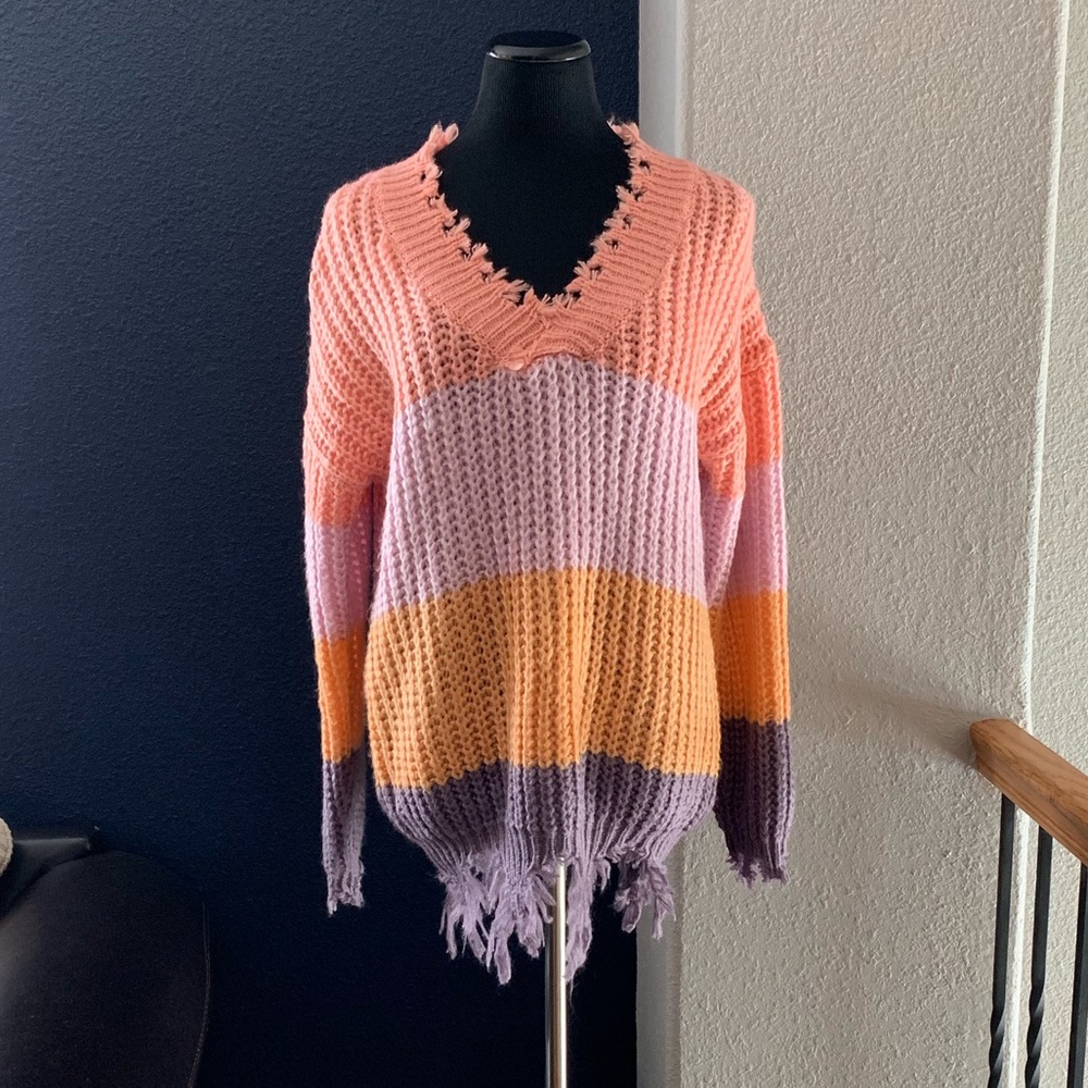 Wishlist Distressed Sweater